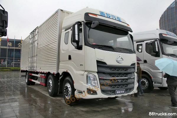 Dongfeng Liuqi Chenglong H7 350 hp 6X2(8 wheels) 7.8m Wing Van Truck Exterior