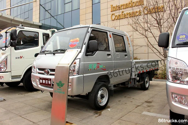Feidi M1 Series 1.2L 75 hp 4X2(6 wheels) Gasoline/CNG 2.7m Double Row Flatbed Mini Truck Exterior (3) | 86Trucks