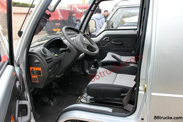 Feidi M1 Series 1.2L 75 hp 4X2(6 wheels) Gasoline/CNG 2.7m Double Row Flatbed Mini Truck Cab (3) | 86Trucks