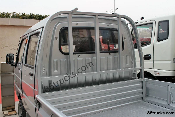 Feidi M1 Series 1.2L 75 hp 4X2(6 wheels) Gasoline/CNG 2.7m Double Row Flatbed Mini Truck Body (1) | 86Trucks