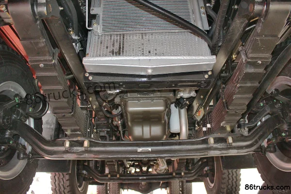 Feidi D6 série 170 ch 6X2(8 roues) 6,8 m cabine avec couchette camion porteur à ridelles Châssis (3) | 86Trucks