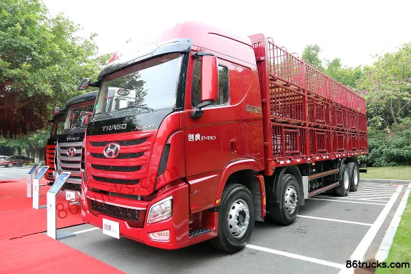 Hyundai Commercial Vehicle Chuanghu XCIENT Heavy Truck 410 hp 8X4(12 wheels) 9.46 m Stake Truck Exterior (3) | 86Trucks