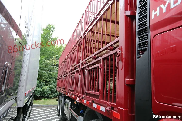 Hyundai Commercial Vehicle Chuanghu XCIENT Heavy Truck 410 hp 8X4(12 wheels) 9.46 m Stake Truck Body (1) | 86Trucks