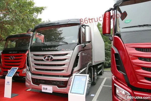 Hyundai Commercial Vehicle Chuanghu XCIENT Heavy Truck 410 hp 8X4(12 wheels) 9.37 m Van Truck Exterior (3) | 86Trucks