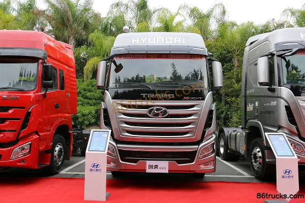 Hyundai Commercial Vehicle Chuanghu XCIENT P440 Heavy Truck 440 hp 6X4(10 wheels) Tractor Truck (Lift Axle) Exterior (2) | 86Trucks