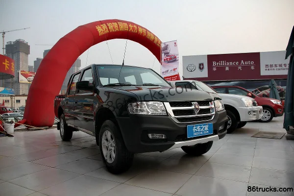 Jinbei Jindian 2019 2.2L Gasoline 112 hp 4x2(6 wheels) Double Cab Pickup Truck (China V)