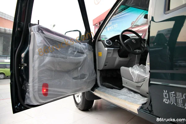 Jinbei Jindian 2019 2.2L Gasoline 112 hp 4x2(6 wheels) Extended Double Cab Pickup Truck Chassis (1) | 86Trucks