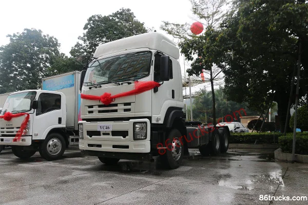 Qingling Isuzu VC46 poids lourd 350 ch 6X4(10 roues) tracteur routier Extérieur (3) | 86Trucks