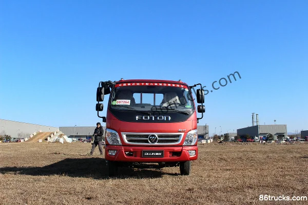 Foton Ollin TX 110 hp 4X2(6 wheels) 4.23m Single Row Flatbed Light Truck Exterior (2) | 86Trucks
