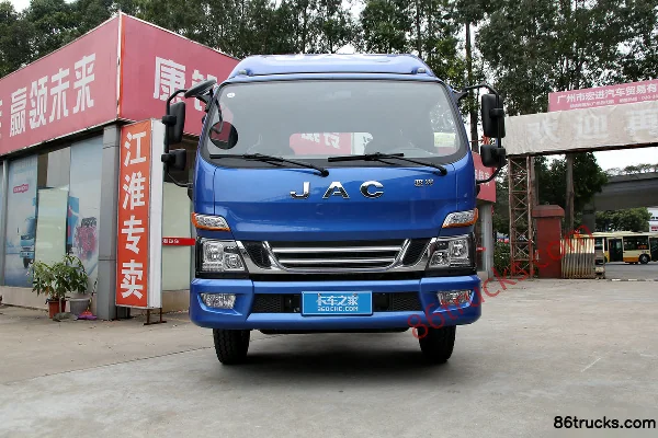 JAC Junling V6 160 hp 4X2(6 wheels) 3308mm Wheelbase Sleeper Cab Light Truck Chassis Exterior (2) | 86Trucks