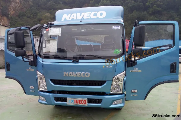 Yuejin Chaoyue C500 125hp 4X2(6 wheels) 4.105m single-row van light truck chassis Exterior (3) | 86Trucks