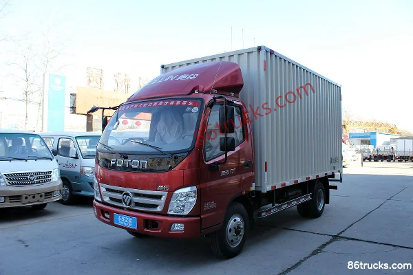 Foton Ollin TX Super Value Edition 110 hp 4X2(6 wheels) 4.165m single-row van light truck (air brake) Exterior (3) | 86Trucks