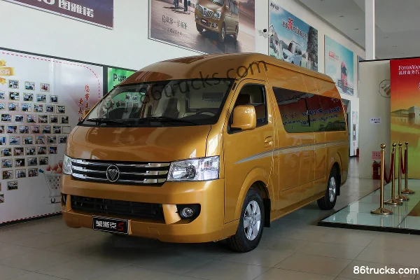 Foton Business Vehicle Meng Parker S Shinkansen Luxury 136hp Enclosed Van Truck Exterior (3) | 86Trucks