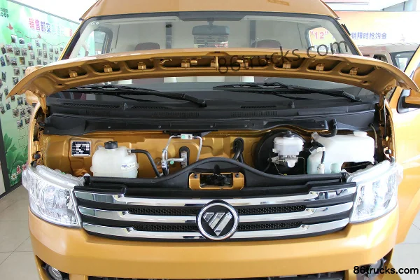Foton Business Vehicle Meng Parker S Shinkansen Luxury 136hp Enclosed Van Truck Chassis (3) | 86Trucks