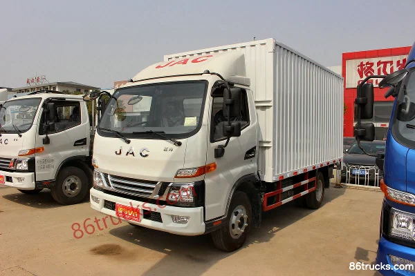 JAC Junling V6 141 hp 4X2(6 wheels) 4.15m single-row van light truck Exterior (3) | 86Trucks