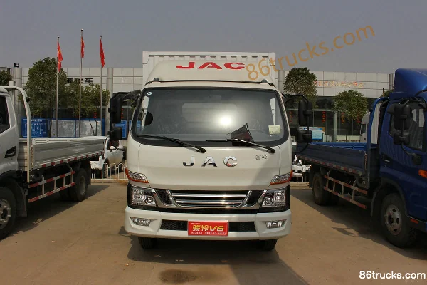 JAC Junling V6 141 hp 4X2(6 wheels) 4.15m single-row van light truck Exterior (2) | 86Trucks