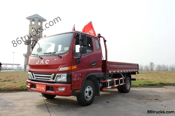 JAC Junling V6 160 ch 4X2(6 roues) camion léger plateau 3,8 m cabine approfondie Extérieur (3) | 86Trucks