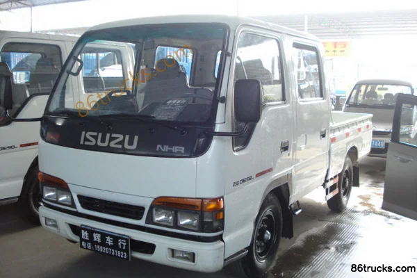 Isuzu N-Series light truck 120hp 4X2(6 wheels) flatbed cargo truck (NPR66L) Exterior (2) | 86Trucks