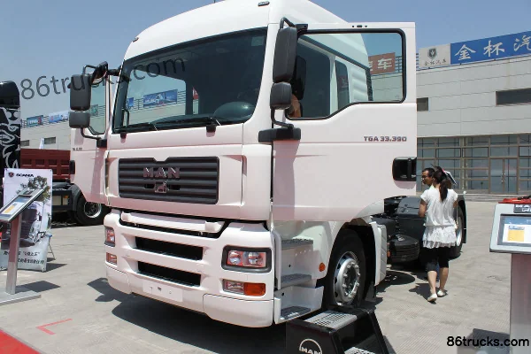 MAN TGA série poids lourd 390 ch 6X2(8 roues) tracteur routier (modèle : 33.390) Extérieur (2) | 86Trucks