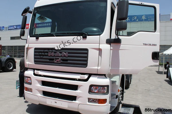 MAN TGA Series Heavy Truck 390 hp 6X2(8 wheels) Tractor Truck (Model: 33.390) Exterior