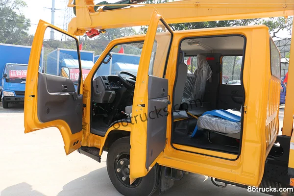 JMC New Kaiyun 109 hp 4X2(6 wheels) 16m Aerial Work Truck Cab (1) | 86Trucks