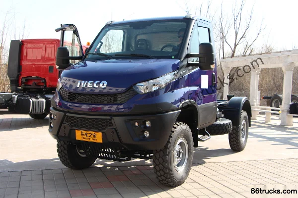 IVECO Daily medium truck 170hp 4X4(6 wheels) single-row cargo truck chassis Exterior (3) | 86Trucks