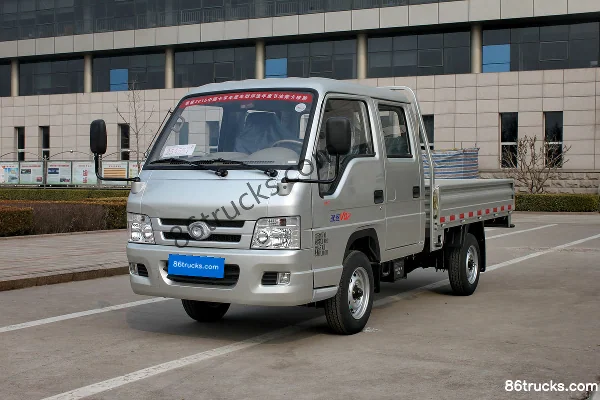 Foton Times Yuling VQ2 1.5L 112hp 4X2(6 wheels) Gasoline Double Row Flatbed Micro Truck Exterior (2) | 86Trucks