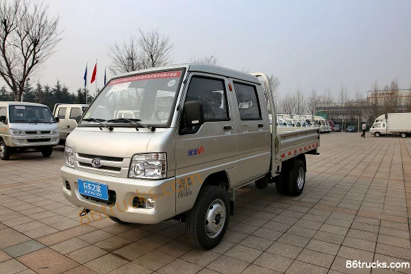 Foton Yuling V1 1,8 L 68 ch 4X2(6 roues) diesel plateau à ridelles double cabine micro camion (Quanchai) Extérieur (3) | 86Trucks