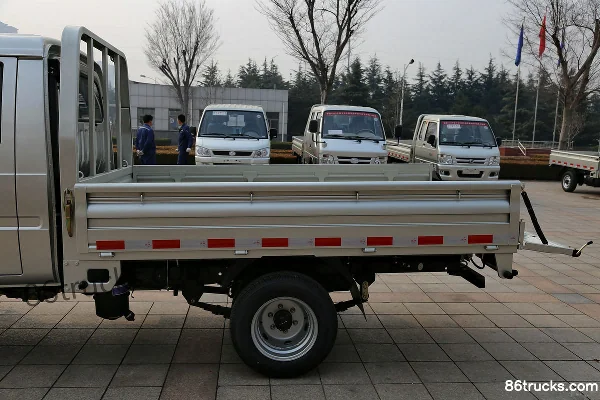 Foton Yuling V1 1,8 L 68 ch 4X2(6 roues) diesel plateau à ridelles double cabine micro camion (Quanchai) Carrosserie (1) | 86Trucks