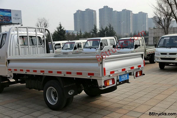 Foton Forland Kangrui K2 82hp 4X2(6 wheels) 3.4m Semi-cab Flatbed Light Truck Body (3) | 86Trucks