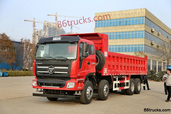 Foton Ruiwo Q9RB 300 hp 8X4(12 wheels) 7m Dump Truck Chassis Exterior (3) | 86Trucks