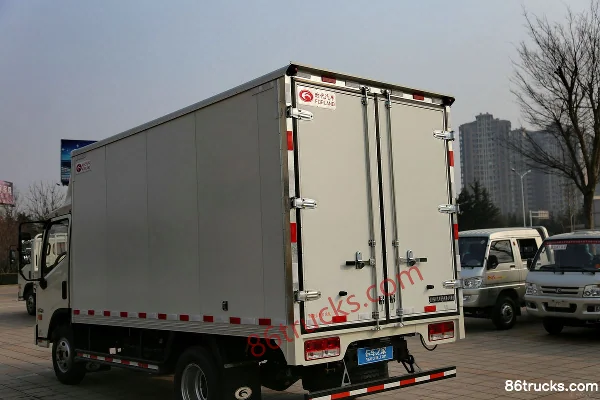 Foton Forland Kangrui H1 95 ch 4X2(6 roues) 4.15 m cabine simple camion léger fourgon Carrosserie (3) | 86Trucks