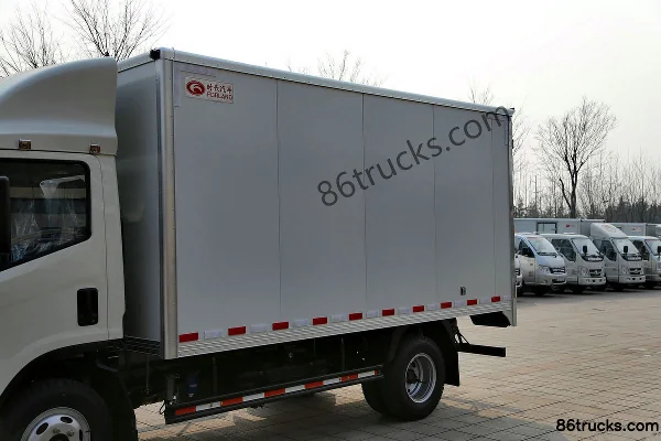 Foton Forland Kangrui H1 95 ch 4X2(6 roues) 4.15 m cabine simple camion léger fourgon Carrosserie (1) | 86Trucks