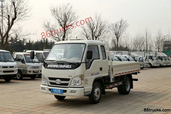 Foton Forland Small Card Star 2 68hp 4X2(6 wheels) 2.7m semi-row flatbed mini truck Exterior (3) | 86Trucks