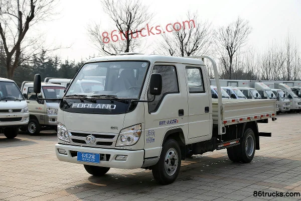 Foton Times petit camion étoile 68 ch 4X2(6 roues) plateau ridelles double cabine 3,02 m micro camion Extérieur (3) | 86Trucks