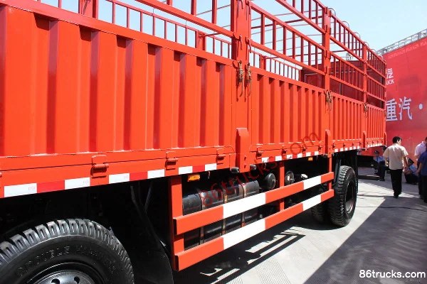 Sinotruk Yuanwei poids lourd 210 ch 6X2(8 roues) camion porteur plateau ridelles 8,6 m Châssis (3) | 86Trucks