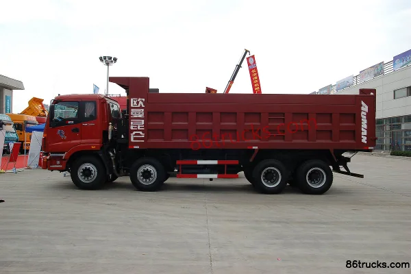 Foton AumanETX 6 Series Heavy Truck 270hp 8X4(12 wheels) 7.4m Dump Truck Exterior (2) | 86Trucks