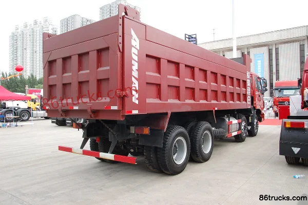 Foton AumanETX 6 Series Heavy Truck 270hp 8X4(12 wheels) 7.4m Dump Truck Cab (1) | 86Trucks
