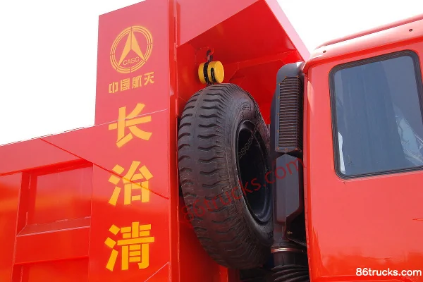 Hongyan Teba Heavy Truck 336 hp 6X4(10 wheels) 4.8m Dump Truck Chassis (1) | 86Trucks