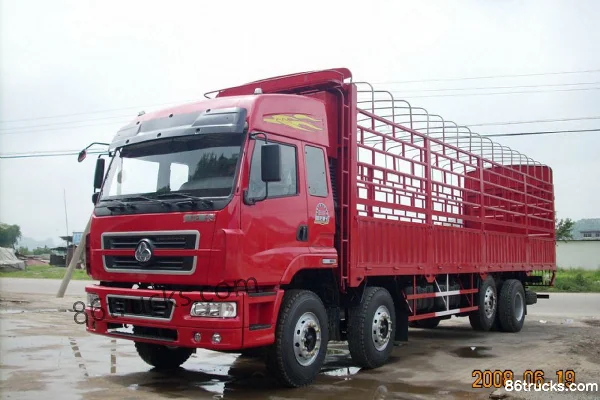 Dongfeng Liuqi Balong camion lourd 240 ch 8X4(12 roues) 9,6 m porteur à ridelles Extérieur (2) | 86Trucks