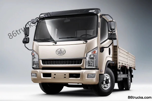 FAW Hongta FAW Jiefang Gongshi 124 hp 4X2(6 wheels) 3.8m half-row flatbed light truck Official Photos (3) | 86Trucks