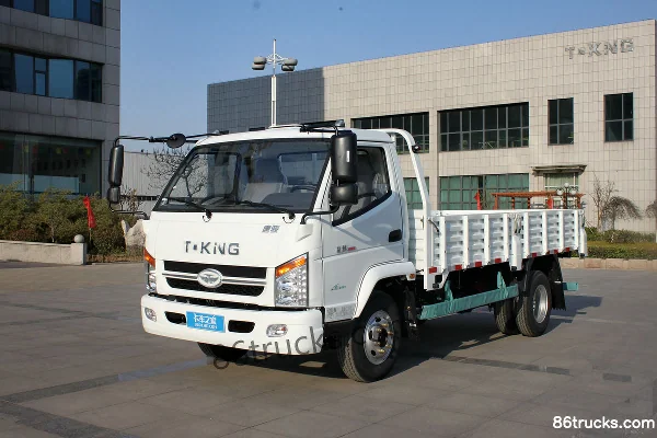 Tangjun Ouling Junqi Flagship Edition 124hp 4X2(6 wheels) 4.23m Single Row Flatbed Light Truck Exterior (3) | 86Trucks
