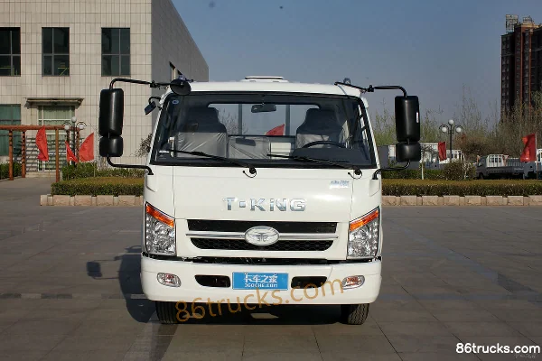 Tangjun Ouling Junqi Flagship Edition 124hp 4X2(6 wheels) 4.23m Single Row Flatbed Light Truck Exterior (2) | 86Trucks