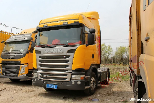 Scania G-Series heavy truck 400 hp 4X2(6 wheels) express tractor truck (model G400 Streamline) Exterior (2) | 86Trucks