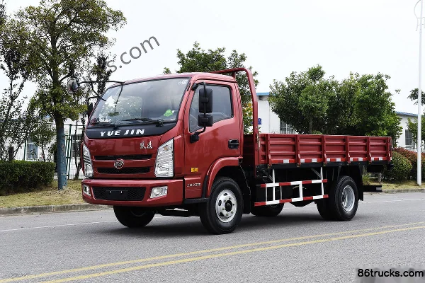 Yuejin Shangjun X500-33 125 hp 4X2(6 wheels) 4.24m Single-row Flatbed Light Truck Exterior (3) | 86Trucks