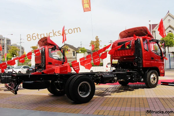 Foton Aoling CTX 156hp 4X2(6 wheels) 3800mm wheelbase single-row light truck chassis Exterior (3) | 86Trucks