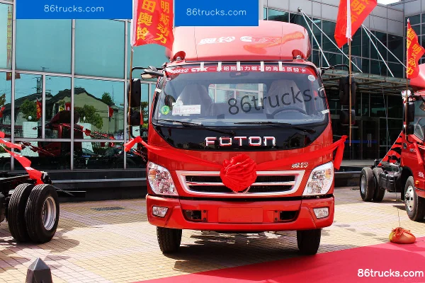 Foton Aoling CTX 156hp 4X2(6 wheels) 3800mm wheelbase single-row light truck chassis Exterior (2) | 86Trucks
