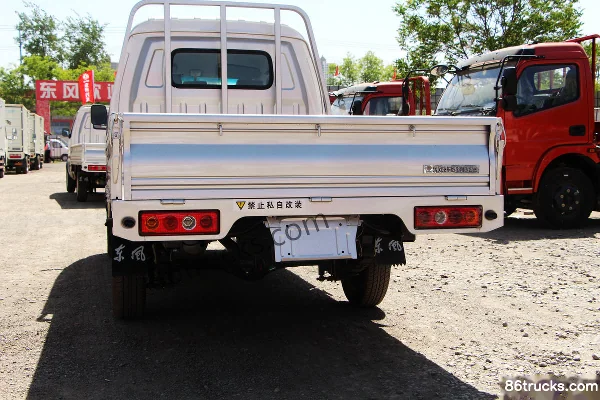 Dongfeng T3 (formerly Xiaobawang W) 87hp 4X2(6 wheels) 2.2m Double Row Flatbed Mini Truck Body (3) | 86Trucks