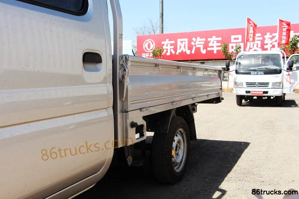 Dongfeng T3 (formerly Xiaobawang W) 87hp 4X2(6 wheels) 2.2m Double Row Flatbed Mini Truck Body (1) | 86Trucks
