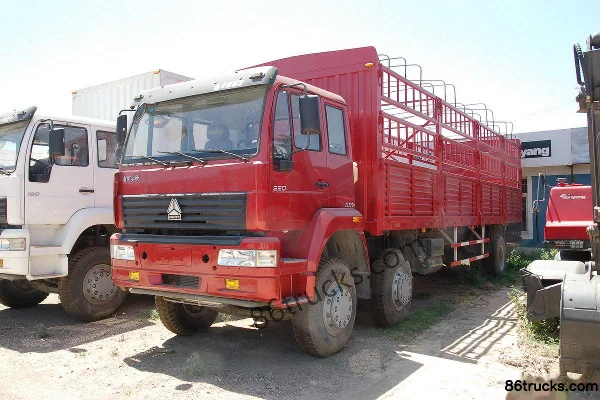 Sinotruk Huanghe Shaoshuai camion lourd 190 ch 6X2(8 roues) camion porteur à ridelles (toit haut) Extérieur (2) | 86Trucks